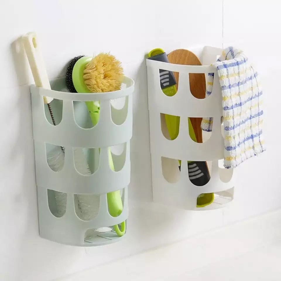 Wall-Mounted Garbage Bags Storage Basket, Multipurpose Plastic Bags Holder, Plastic Carrier Basket, Hollow Trash Bag Storage Holder Wall-Mounted Garbage Bags Storage Basket, Multipurpose Plastic Bags Holder, Plastic Carrier Basket, Hollow Trash Bag Storage Holder